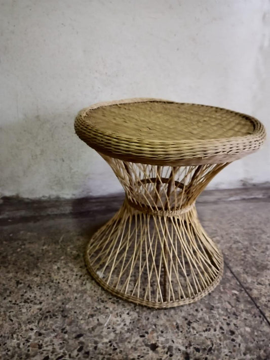 Free Shipping Handmade Malawi Cane stool/Boho African Chair for Living Room/Rustic African Woven Seat/Perfect for Indoor & Outdoor Spaces/
