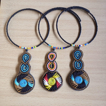 Boho Statement Jewelry/Colorful Seed Bead Necklace/Layered Necklace for Women/Gift for Her/Handmade Beaded Necklace/gift for women
