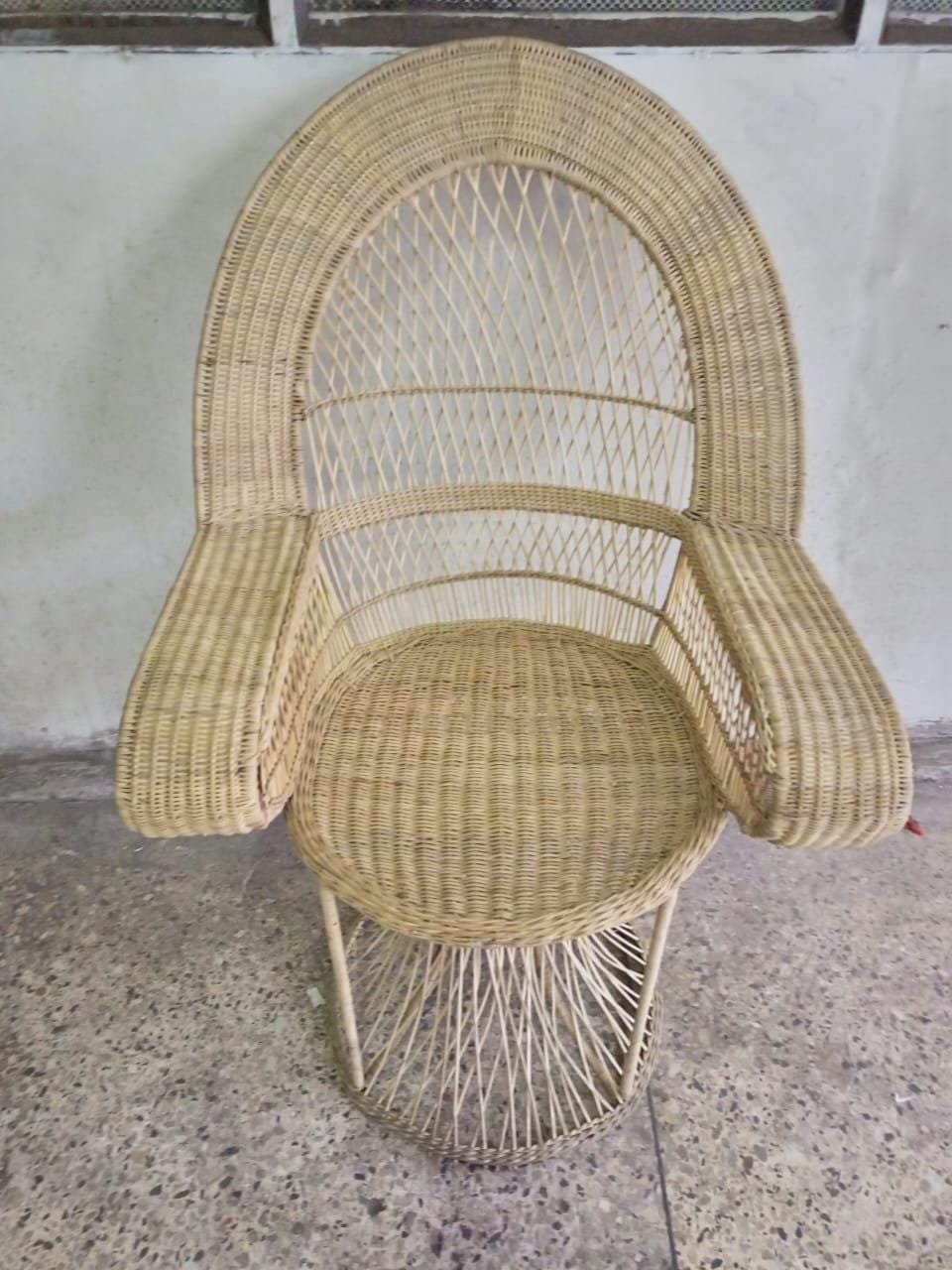 Free Shipping Handmade Malawi Cane Seat/Boho African Chair for Living Room/Rustic African Woven Seat/Perfect for Indoor & Outdoor Spaces/