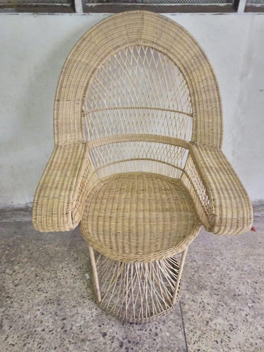 Free Shipping Handmade Malawi Cane Seat/Boho African Chair for Living Room/Rustic African Woven Seat/Perfect for Indoor & Outdoor Spaces/