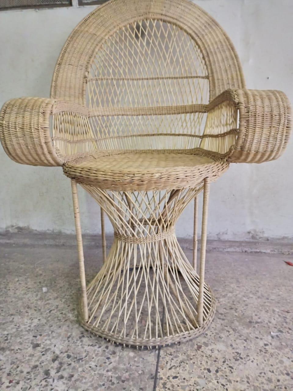Free Shipping Handmade Malawi Cane Seat/Boho African Chair for Living Room/Rustic African Woven Seat/Perfect for Indoor & Outdoor Spaces/