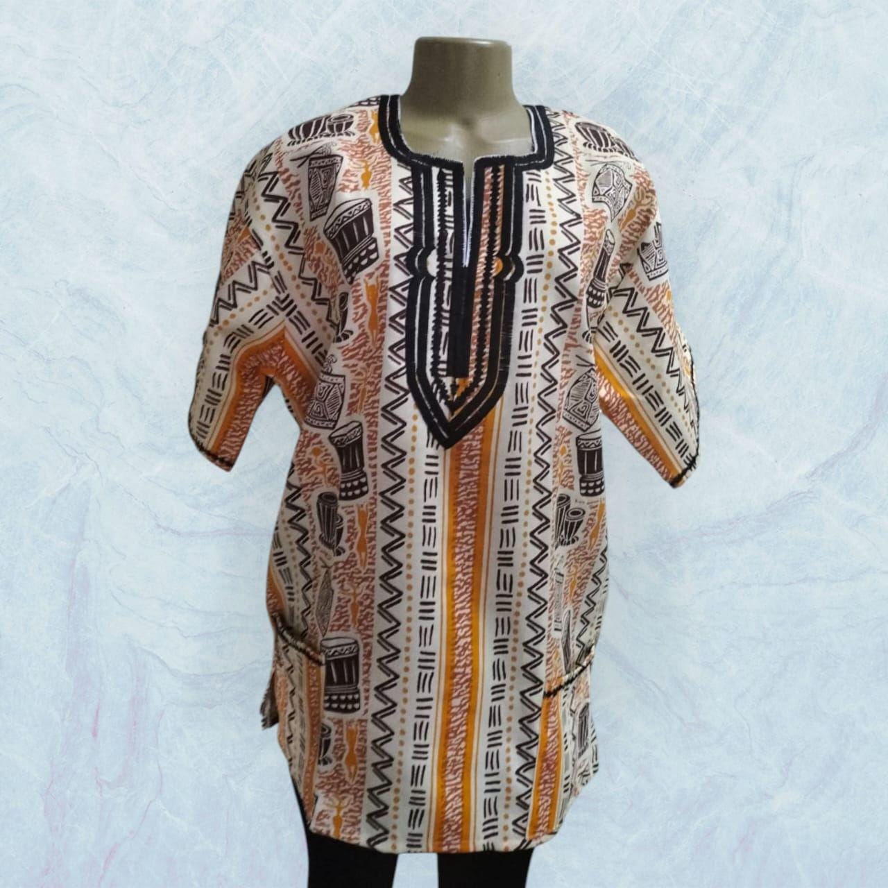 Authentic Unisex African Print Shirt | Vibrant Ankara Pattern | Fashionable  and Comfortable Wear,gift for him,gift for her.
