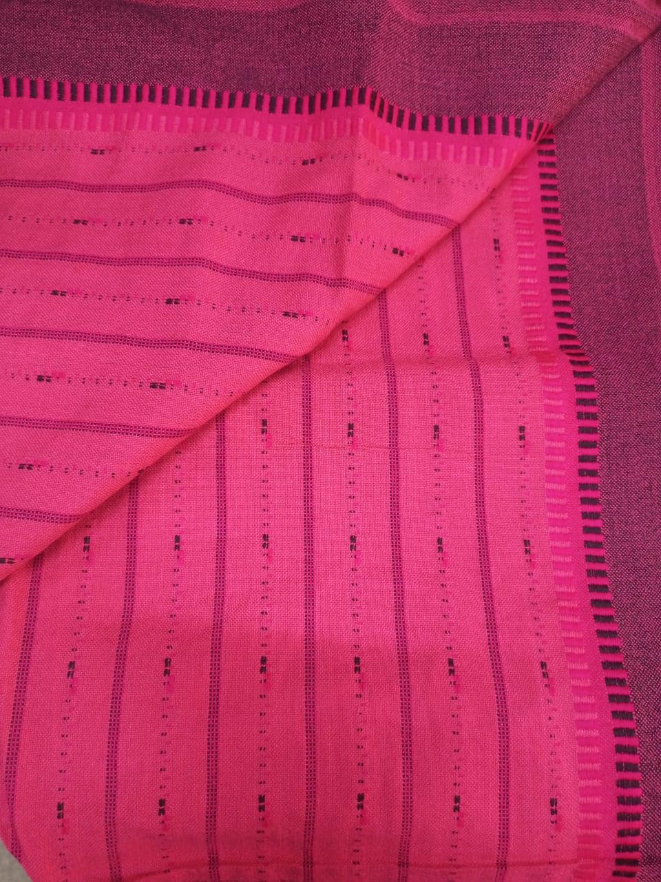 Authentic Maasai Shuka Blanket - Traditional African Tribal Wrap, peach Plaid Safari Blanket for Home Décor or Outdoor Adventures