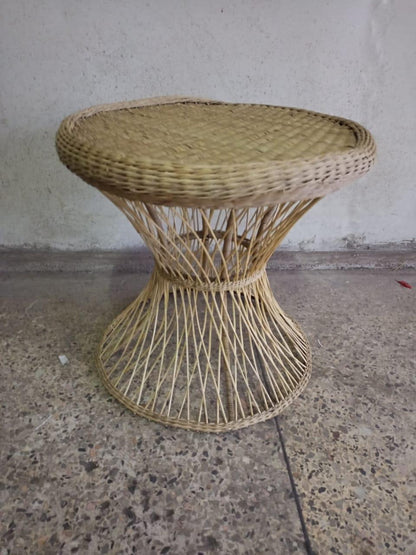 Free Shipping Handmade Malawi Cane stool/Boho African Chair for Living Room/Rustic African Woven Seat/Perfect for Indoor & Outdoor Spaces/