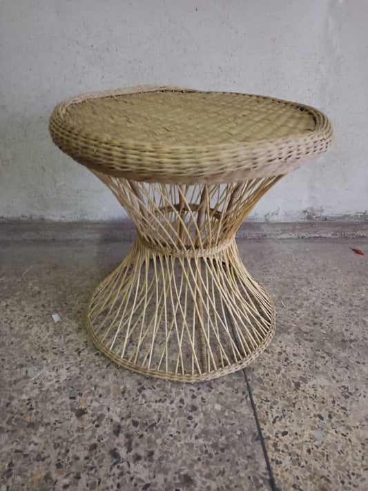Free Shipping Handmade Malawi Cane stool/Boho African Chair for Living Room/Rustic African Woven Seat/Perfect for Indoor & Outdoor Spaces/