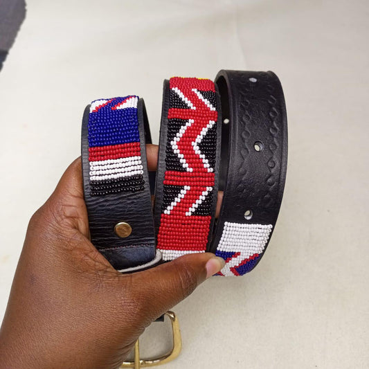 Maasai belt, Leather belt, Beaded belt, Handmade belt, Christmas gifts for loved ones African beaded belt, unisex belt, Casual belt, Boho