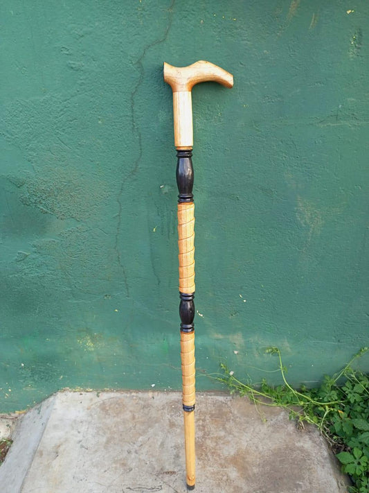 African wood Original Hiking Walking stick/Handmade Kenya Africa Mahogany Hardwood UnisexCane/Hand designed Cane/ Wooden walking stick