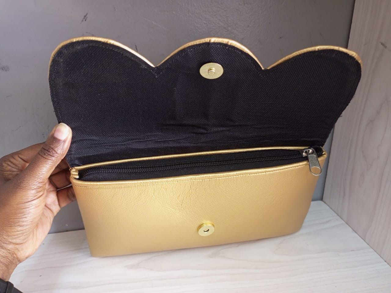 Gold leather African purses, bags,African bag, women purses , gift for her, christmas gift for loved ones,clutch bags, mother's day gifts