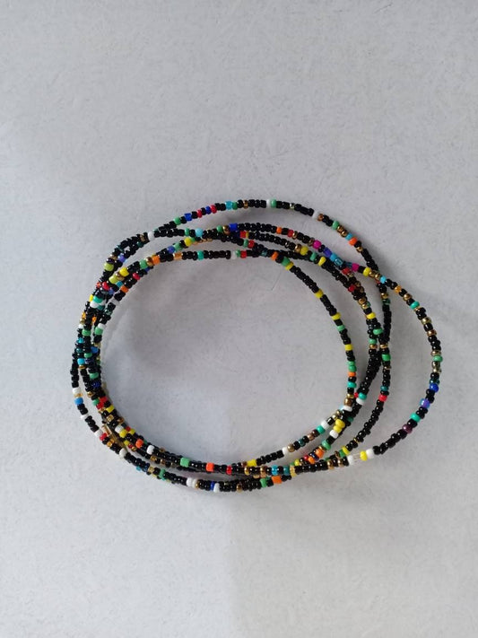 Handmade Waist Beads for Women/African Beaded Body Jewelry/Boho Style, Weight Loss, Belly Chain, Custom Size
