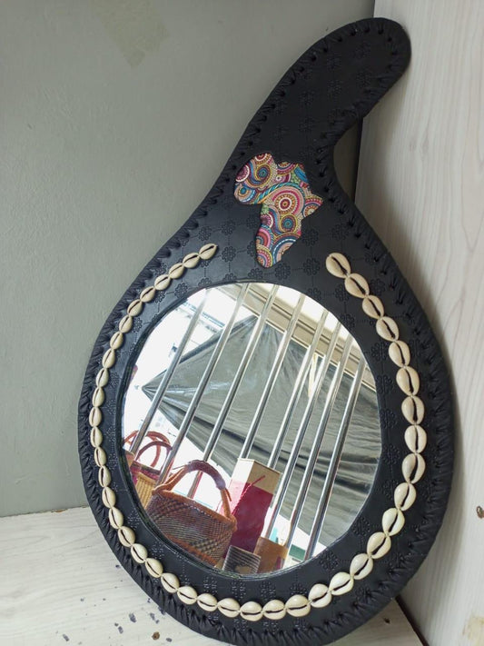 Elegant Art Decor Mirror | Unique Christmas Gift | Modern Wall Mirror for Home Decor | Holiday Living Room Accent | Handcrafted Mirror Gift