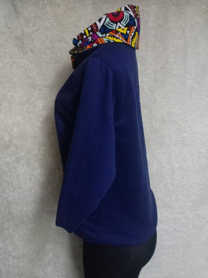 African unisex hood/Handmade Custom Winter Hood/Warm jacket/Custom Winter Hood/Personalized Winter hood /christmass gift