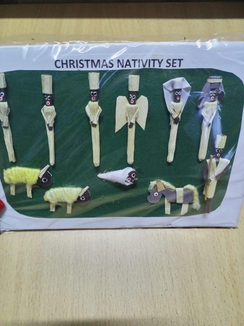 Handmade Nativity Christmas Card Set/Religious Holiday Cards/Christian GreetingCards/Unique Nativity Scene Art/Spiritual ChristmasStationery