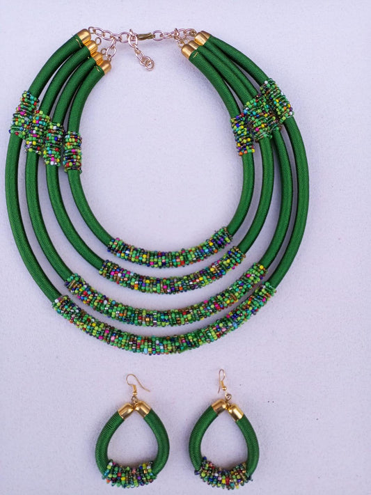 Boho Statement Jewelry/Colorful Seed Bead Necklace/Layered Necklace for Women/Gift for Her/Handmade Beaded Necklace/gift for women