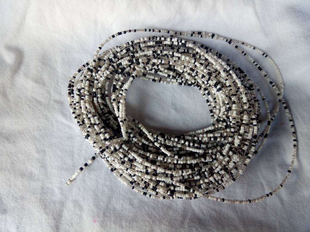 Handmade Waist Beads for Women/African Beaded Body Jewelry/Boho Style, Weight Loss, Belly Chain, Custom Size