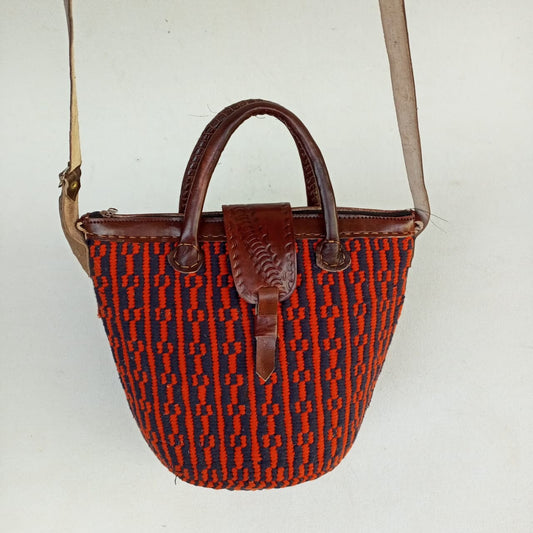Handmade Woven Sisal Sling Bag - Boho Eco-Friendly Crossbody Bag | Sustainable Natural Fiber Purse | African Artisan Handcrafted Bag