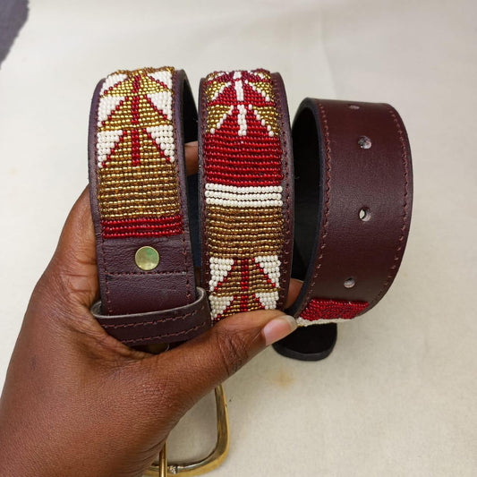 Maasai belt, Leather belt, Beaded belt, Handmade belt, Christmas gifts for loved ones African beaded belt, unisex belt, Casual belt, Boho