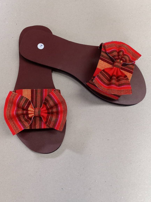 Handmade African Beaded Sandals/Authentic Maasai-Style Leather Flip-Flops Women/Boho Beach Sandals/Comfortable Summer Sandal African Gifts