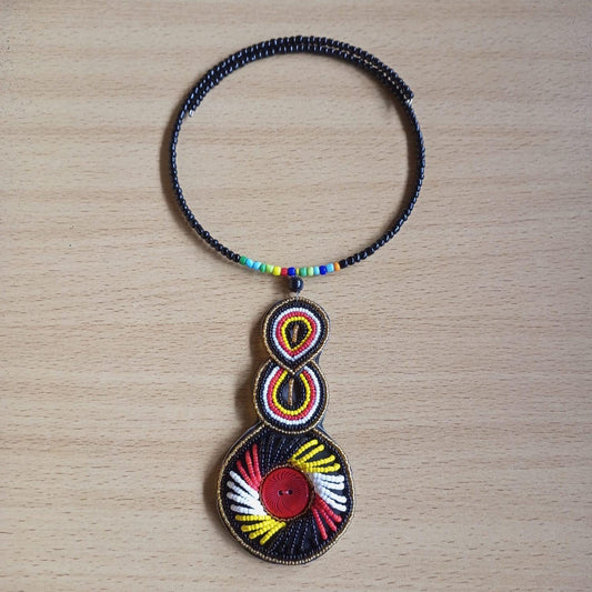 Boho Statement Jewelry/Colorful Seed Bead Necklace/Layered Necklace for Women/Gift for Her/Handmade Beaded Necklace/gift for women