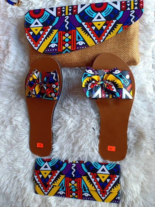 Handmade African Beaded Sandals/Authentic Maasai-Style Leather Flip-Flops Women/Boho Beach Sandals/Comfortable Summer Sandal African Gifts