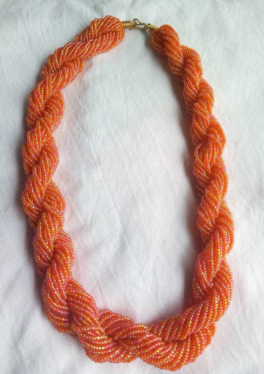 Boho Statement Jewelry/Colorful Seed Bead Necklace/Layered Necklace for Women/Gift for Her/Handmade Beaded Necklace/gift for women