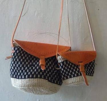 Handmade Woven Sisal Sling Bag - Boho Eco-Friendly Crossbody Bag | Sustainable Natural Fiber Purse | African Artisan Handcrafted Bag