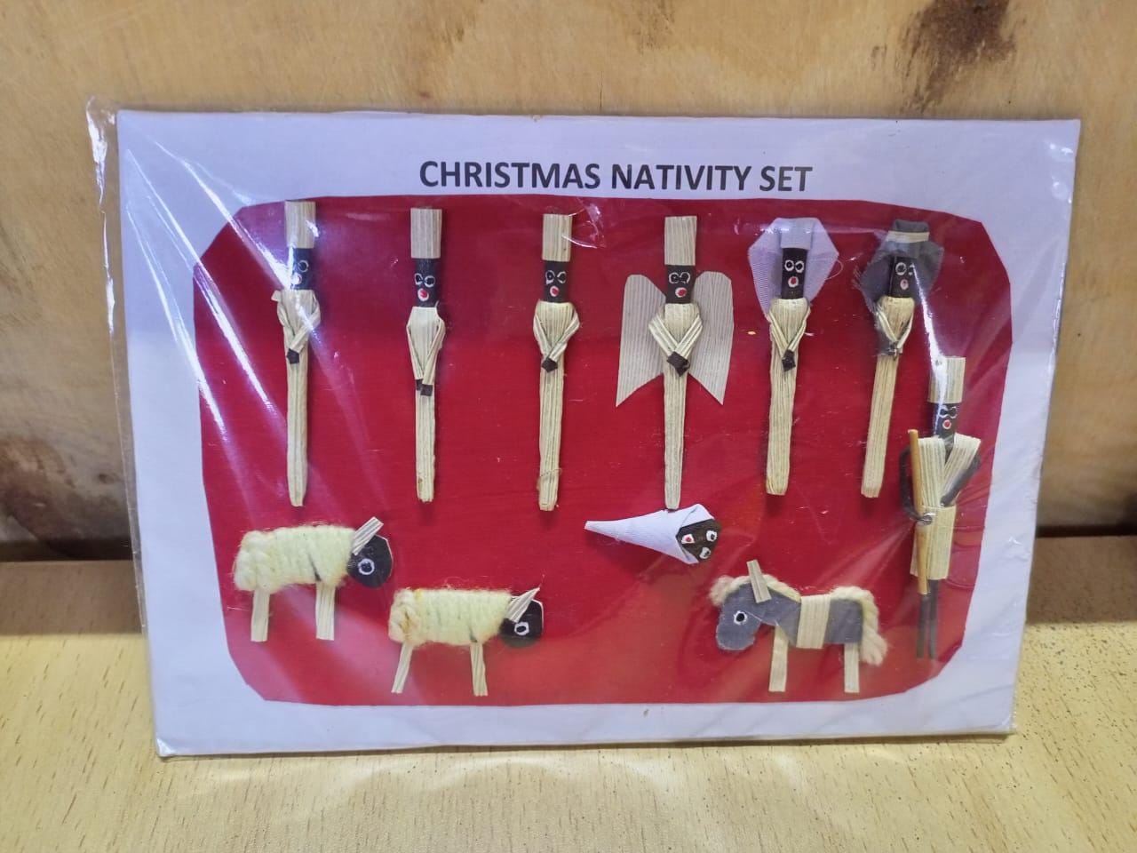 Handmade Nativity Christmas Card Set/Religious Holiday Cards/Christian GreetingCards/Unique Nativity Scene Art/Spiritual ChristmasStationery