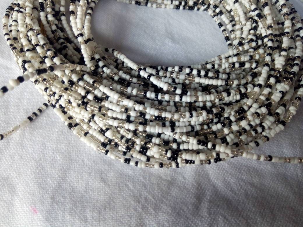 Handmade Waist Beads for Women/African Beaded Body Jewelry/Boho Style, Weight Loss, Belly Chain, Custom Size