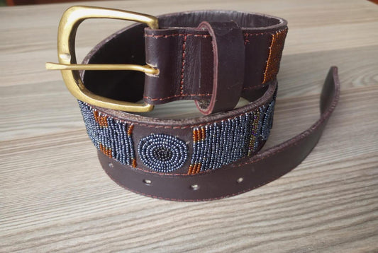 Maasai belt, Leather belt, Beaded belt, Handmade belt, Christmas gifts for loved ones African beaded belt, unisex belt, Casual belt, Boho