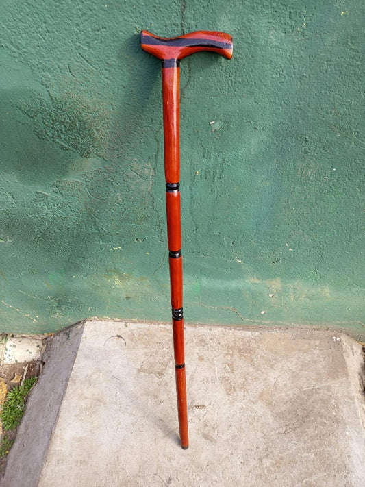 African wood Original Hiking Walking stick/Handmade Kenya Africa Mahogany Hardwood UnisexCane/Hand designed Cane/ Wooden walking stick