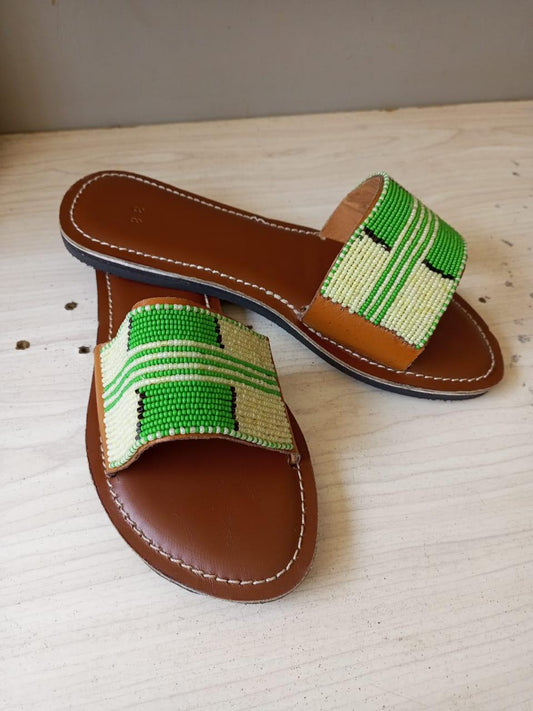 CUSTOMIZED African beaded sandals, summer sandals, Christmas gift for her,mom gift,beach sandals, leather sandals, mother's day gifts