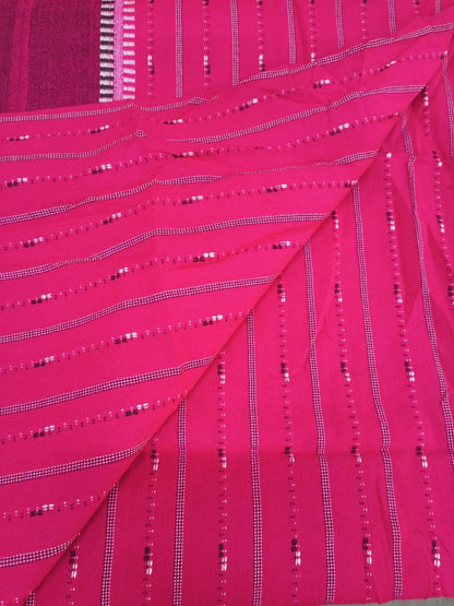 Authentic Maasai Shuka Blanket - Traditional African Tribal Wrap, pink  and white  Safari Blanket for Home Décor or Outdoor Adventures