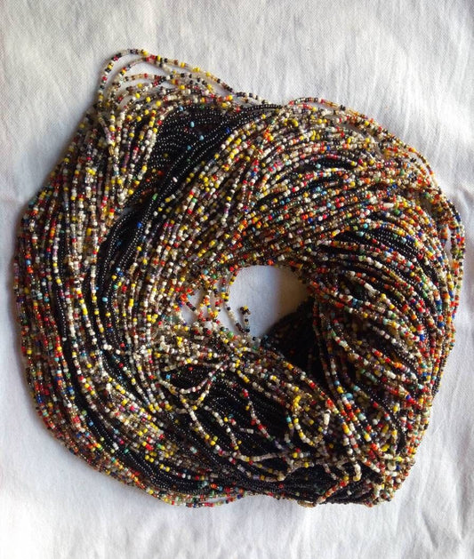 Handmade Waist Beads for Women/African Beaded Body Jewelry/Boho Style, Weight Loss, Belly Chain, Custom Size