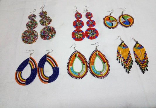 Colorful Boho Style Jewelry/Seed Bead Dangle Earrings for women/Lightweight & Trendy Giftgift for women