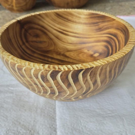 Handmade Wooden Bowl Candle | Christmas Soy Candle bowl| Holiday Gift | Rustic Home Decor | Aromatherapy Candle in Wooden Bowl