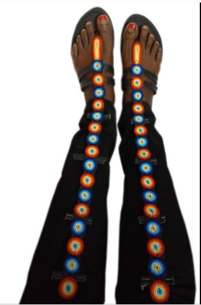 Handmade African Beaded Sandals/Authentic Maasai-Style Leather Flip-Flops Women/Boho Beach Sandals/Comfortable Summer Sandal African Gifts