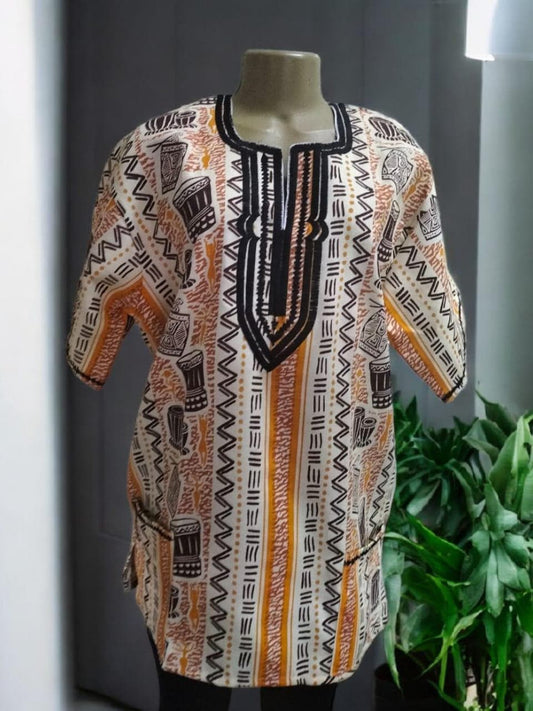 Authentic Unisex African Print Shirt | Vibrant Ankara Pattern | Fashionable  and Comfortable Wear,gift for him,gift for her.