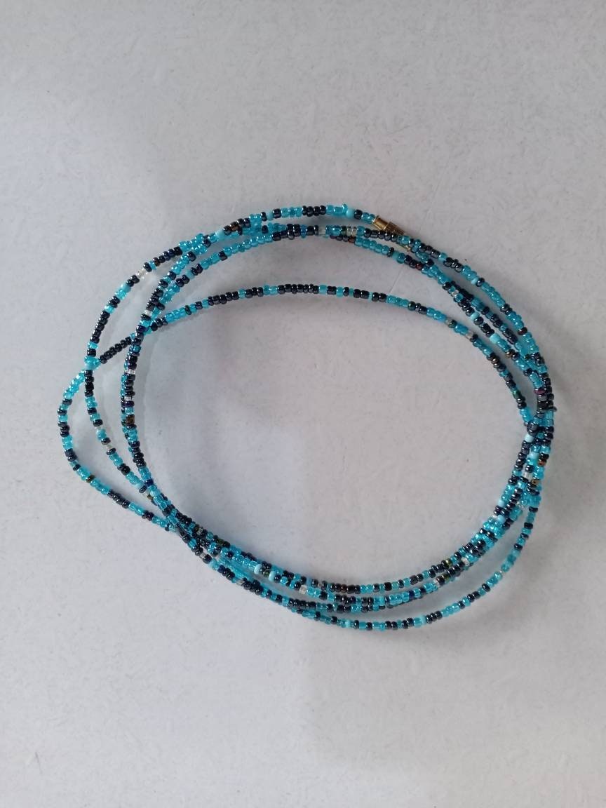 Handmade Waist Beads for Women/African Beaded Body Jewelry/Boho Style, Weight Loss, Belly Chain, Custom Size