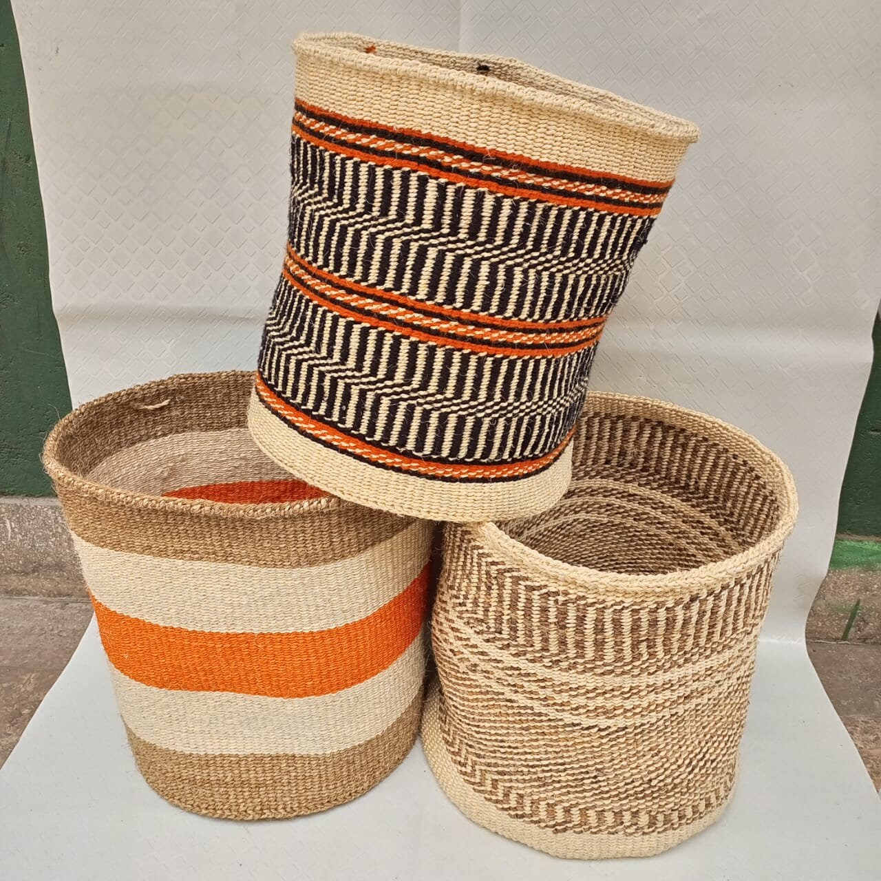 Handmade Woven Sisal Sling Bag - Boho Eco-Friendly Crossbody Bag | Sustainable Natural Fiber Purse | African Artisan Handcrafted Bag