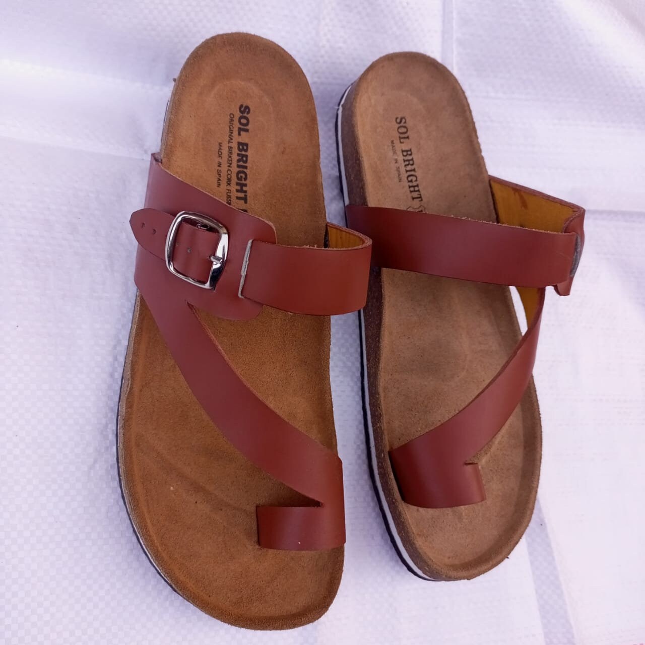 Handmade African Men's Sandals/Genuine Leather Beaded Flip-Flops/Comfortable Summer Sandals for Men/African Shoes/Unique Gift for Him