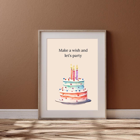 Digital Birthday Card - Instant Download - Cute & Creative Birthday E-Card - No Customization - Perfect for Any Age. single-sided digita
