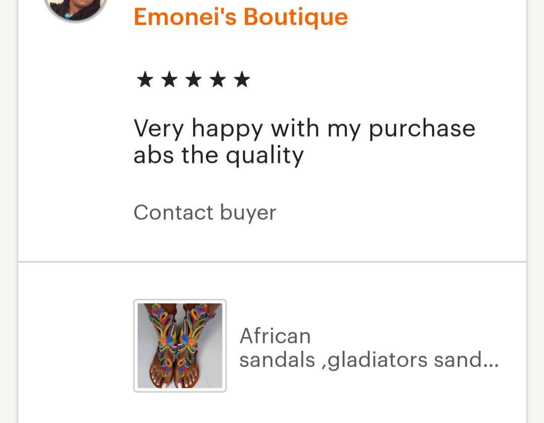Handmade African Beaded Sandals/Authentic Maasai-Style Leather Flip-Flops Women/Boho Beach Sandals/Comfortable Summer Sandal African Gifts