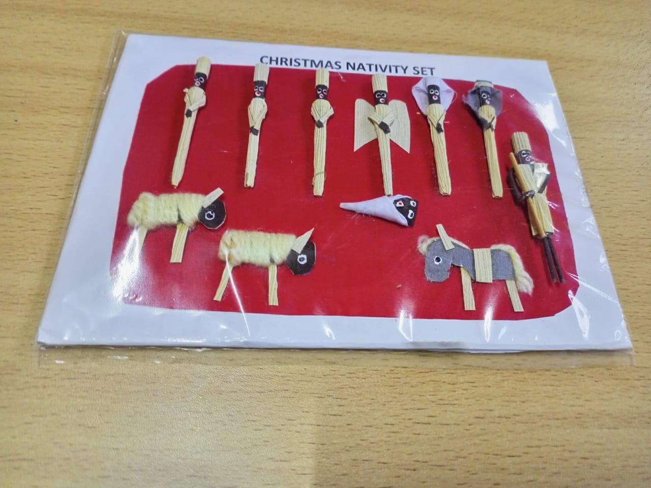 Handmade Nativity Christmas Card Set/Religious Holiday Cards/Christian GreetingCards/Unique Nativity Scene Art/Spiritual ChristmasStationery