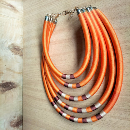 Boho Statement Jewelry/Colorful Seed Bead Necklace/Layered Necklace for Women/Gift for Her/Handmade Beaded Necklace/gift for women
