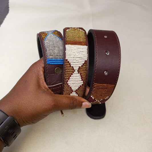 Maasai belt, Leather belt, Beaded belt, Handmade belt, Christmas gifts for loved ones African beaded belt, unisex belt, Casual belt, Boho