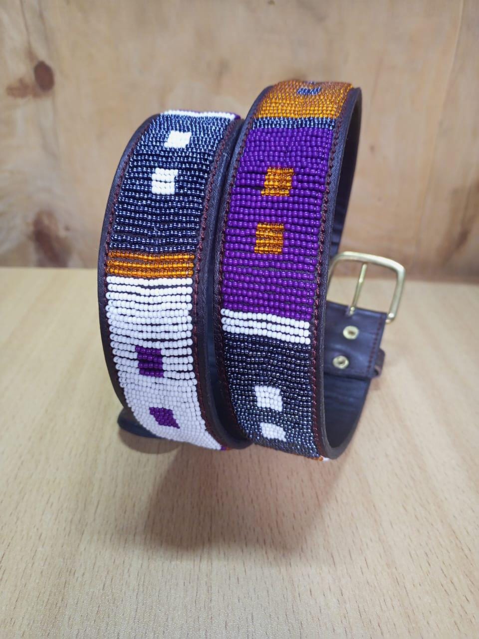 Maasai belt, Leather belt, Beaded belt, Handmade belt, Christmas gifts for loved ones African beaded belt, unisex belt, Casual belt, Boho