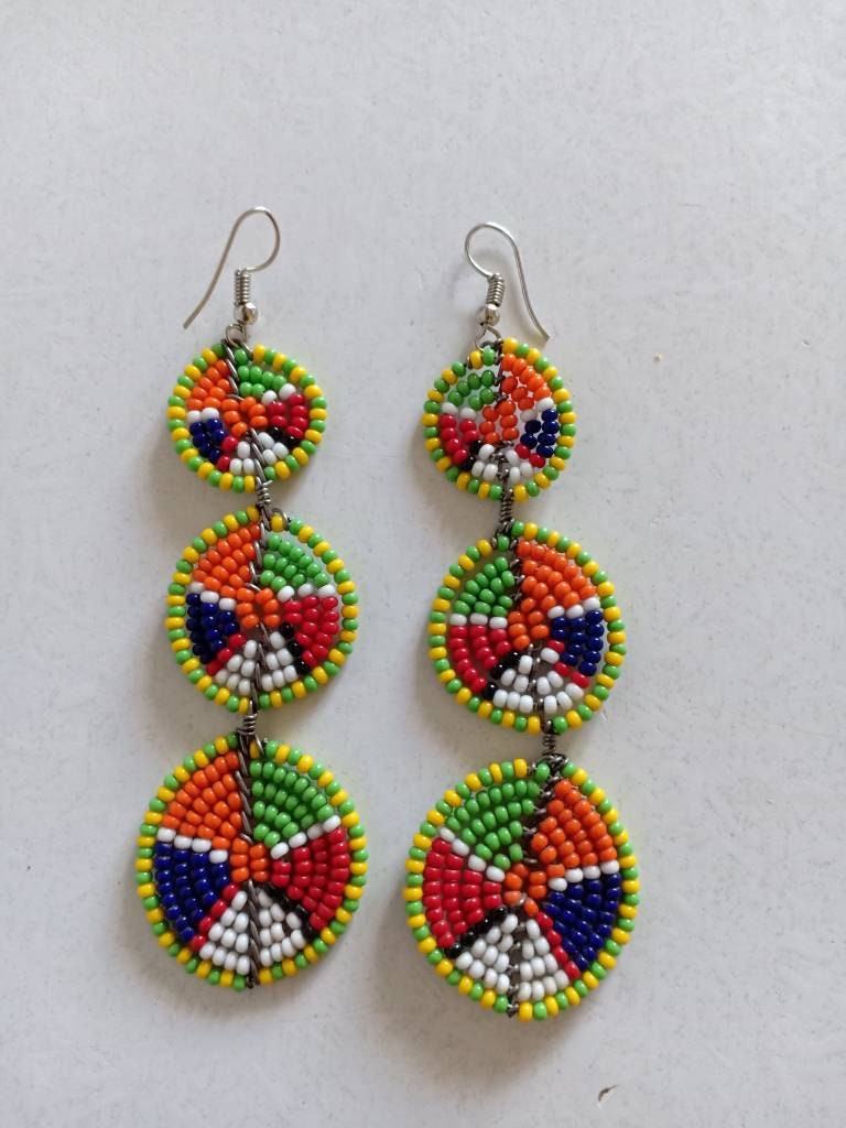 Beaded bead earrings,seed bead earrings,earrings with seed beads,handmade earrings,wholesale earringsgift for women